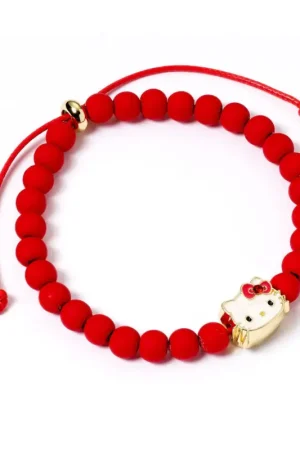 HELLO KITTY - Red - Beaded Bracelet Koop Vandaag