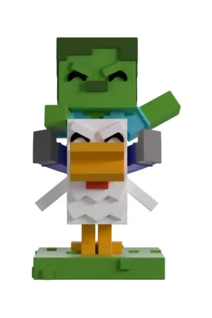 Alleen Vandaag Minecraft - Vinyl figure Chicken Jockey 12 cm Figuurtje