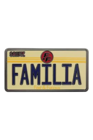 Koop Online FAST & FURIOUS - Familia License Plate - Limited Edition Pin