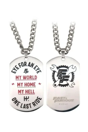 FAST & FURIOUS - Stainless Steel Dog Tag Limited Edition Koop Online