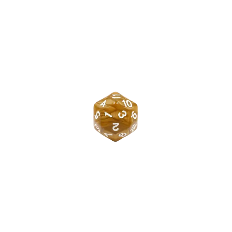Superprijs HDD16 30-sided Counting Dice – Pearl Gold