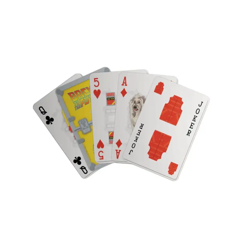 BACK TO THE FUTURE - Box of 12 Playing Cards Snelle Levering