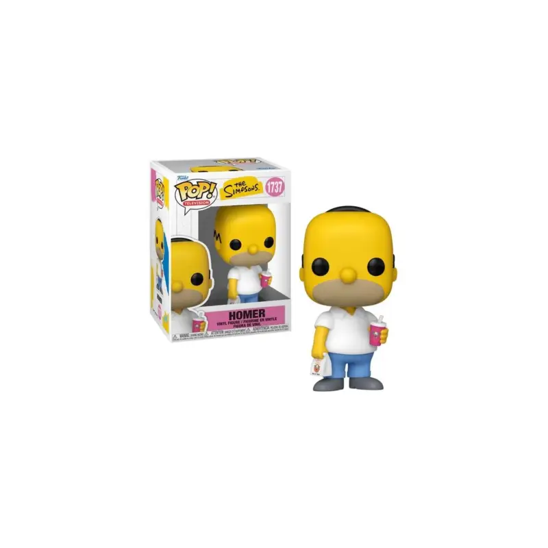 THE SIMPSONS - POP TV N° 1737 - Homer (Krusty Burger) Pop figur Hoge Kwaliteit