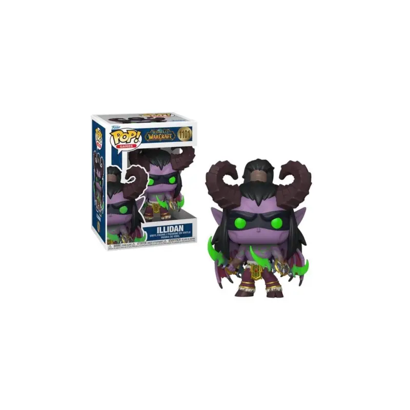 WORLD OF WARCRAFT - POP Games N° 1101 - Illidan with Chase Pop figur Flitsaanbieding