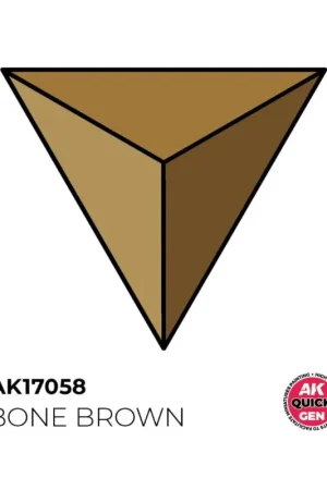AK INTERACTIVE: BONE BROWN acrylic paint 18 ml - QUICK GEN Acrylverf Must-Have