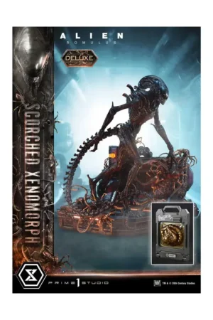 Alien: Romulus - Museum Masterline XL 1/3 Scorched Xenomorph Deluxe Bonus Version statuette 98 cm Laatste Versie