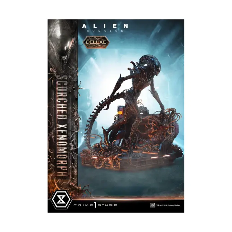 Betaalbaar Alien: Romulus - Museum Masterline XL 1/3 Scorched Xenomorph Deluxe Version 98 cm statuette
