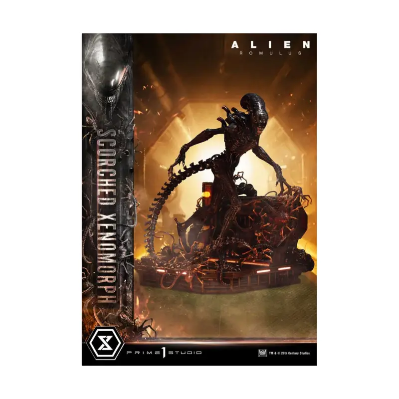 Beperkt Aanbod Alien: Romulus - Museum Masterline XL 1/3 Scorched Xenomorph statuette 98 cm Beeldjes