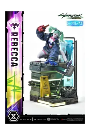 Cyberpunk: Edgerunners - Real Elite Masterline Series 1/4 Rebecca Deluxe Bonus Version statuette 54 cm Weekendaanbieding