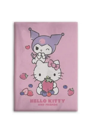 HELLO KITTY - Hello Kitty and Friends - Fleece blanket 100x140cm Gecertificeerd