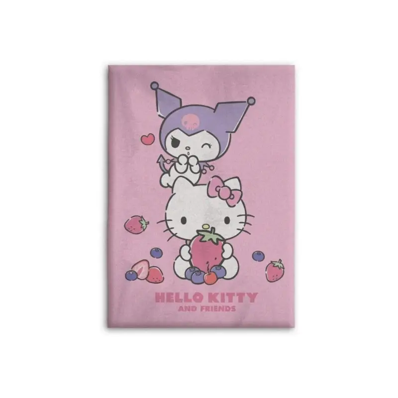 HELLO KITTY - Hello Kitty and Friends - Fleece blanket 100x140cm Gecertificeerd