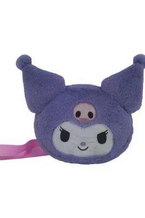 KUROMI - Purple - Fur Shoulder Bag - 24x8x6cm Nieuw
