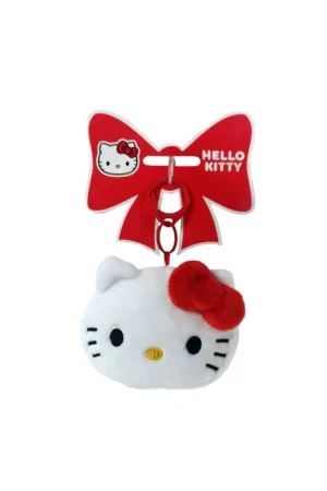 Express Levering HELLO KITTY - Head - Purple - Mini Plush Keychain