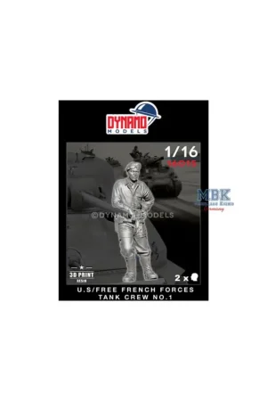 U.S/Free French Forces Tank Crew No.2 Figuren Voordeelprijs