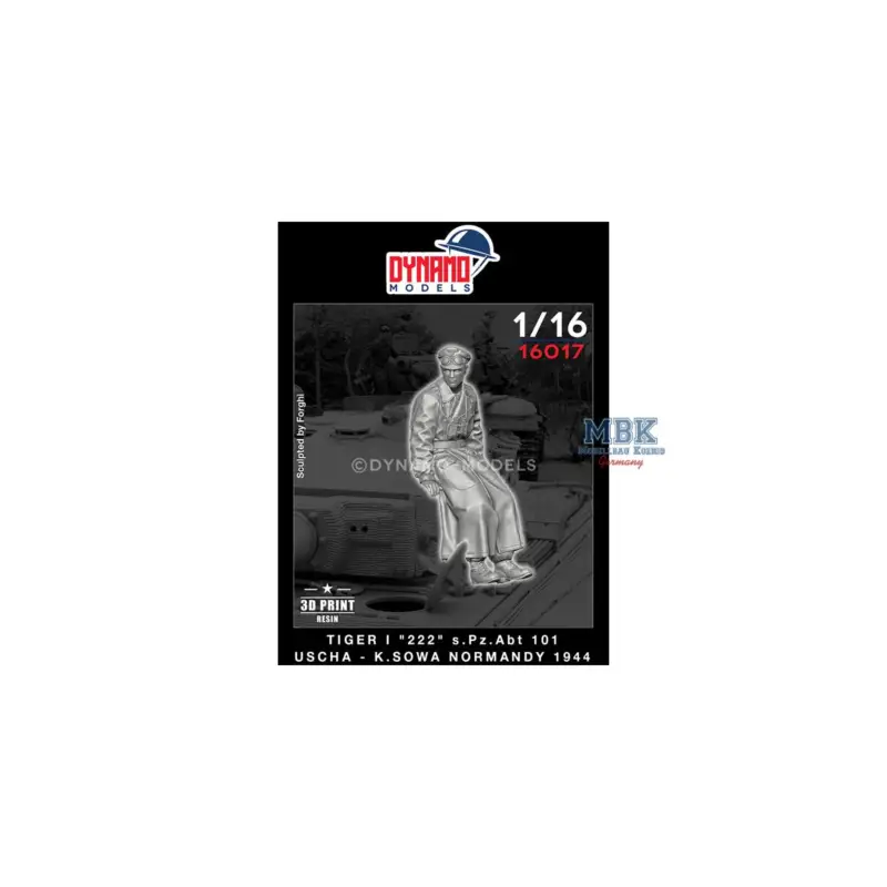 Weekendaanbieding Tiger I 222 s.Pz.Abt.101-Crew No.2 Normandy 1944 Figuren