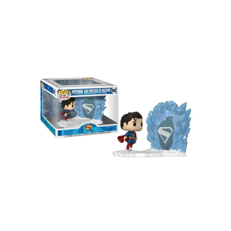 Superman (2025) POP Moments Vinyl figures Superman and Fortress of Solitude 9 cm Pop figur Koop Online