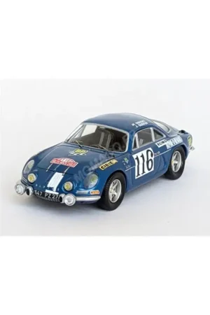 Betaalbaar Renault alpine a110 116 jean-pierre rouget/jean sarrus rallye monte-carlo 1971 Miniatuur