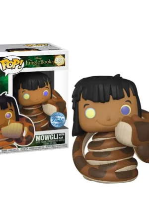 Shop Nu DISNEY - POP N° 987 - Mowgli With Kaa Pop figur