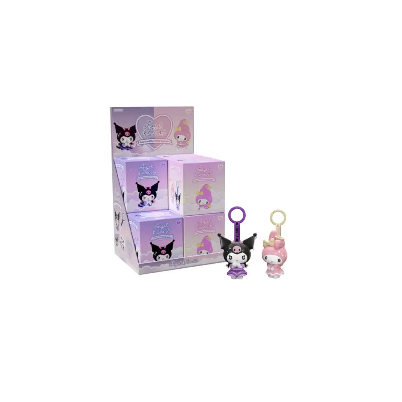 HELLO KITTY & Friends - Display of 8 Kuromi & Melody Figuurtje Dagaanbieding