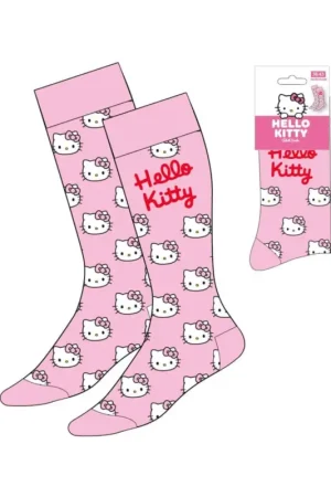 Sanrio socks Hello Kitty Face Pink 36-43 Korting
