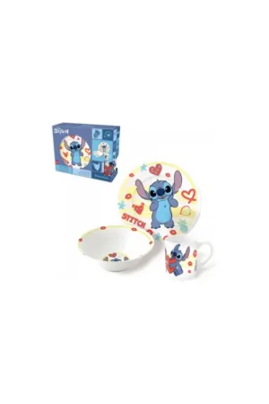 Lilo&Stitch - Set Bowl + Mug 325ml + Plate - Stitch Gereduceerde Prijs