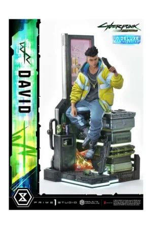 Cyberpunk: Edgerunners statuette Real Elite Masterline Series 1/4 David Bonus Version 58 cm Gratis Retour