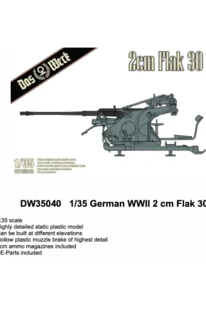German WWII 2 cm Flak 30 • 1:35 scale Schaalmodel Flitsaanbieding