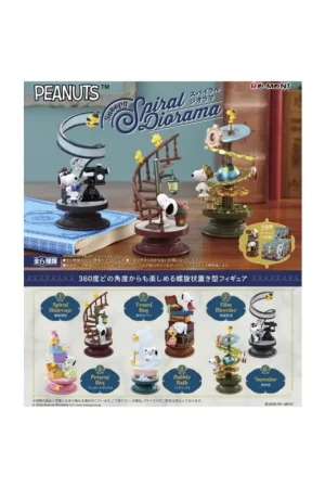 Op = Op Peanuts Snoopy Rement Spiral Diorama Box of 6pcs