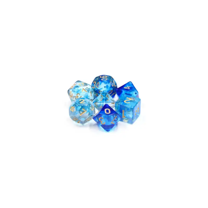 Set of 7 Multi-Format Dice – Pearly Purple Crystal Box Fabrieksprijs