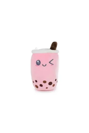 Bubble Tea Plush Toy - Pink 21x12x12 (cm) Op = Op
