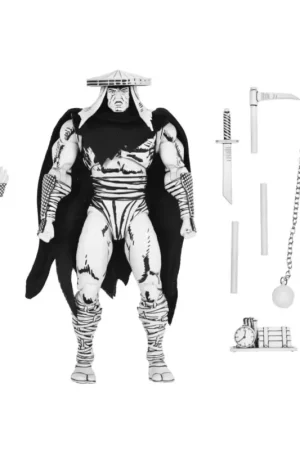 Snelle Levering Teenage Mutant Ninja Turtles - Foot Assassin Black and White figure 18 cm Figuurtje