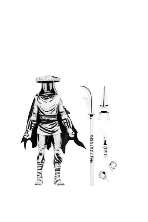 Teenage Mutant Ninja Turtles - Elite Foot Ninja Guard Black & White figure 18 cm Figuurtje Shop Nu