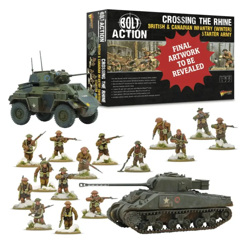 Koop Vandaag British & Canadian Infantry (Winter) Starter Army "Crossing The Rhine" Figuur spellet