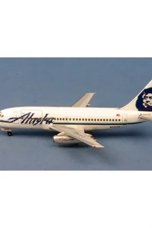 Gecertificeerd Alaska Airlines Boeing 737-200 N747AS Miniatuur