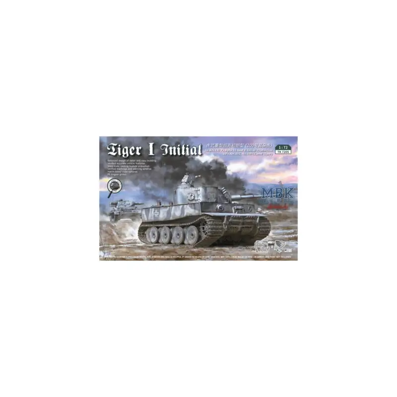 Uitverkoop Tiger I initial Schaalmodel