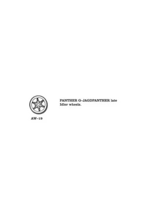 Voordeelprijs Metal wheels panther jagdpanther