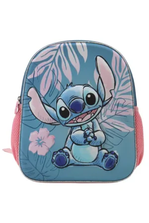 Gratis Retour Disney 3D Stitch Blue Hawaii Backpack 32X12X26cm