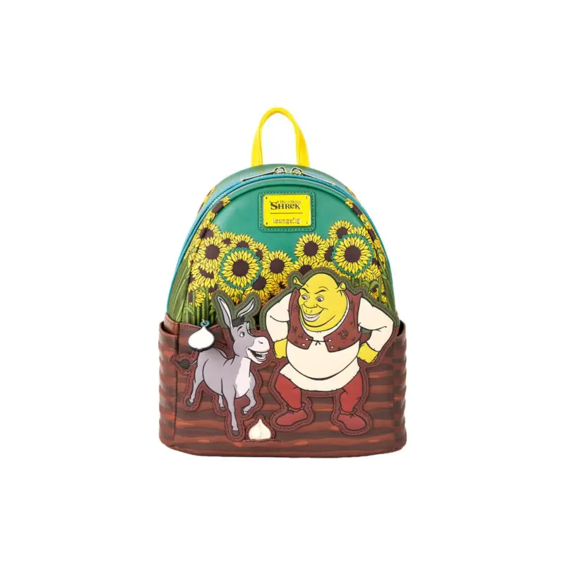 Korting Dreamworks by Loungefly Shrek & Donkey Sunflower Field Mini Backpack