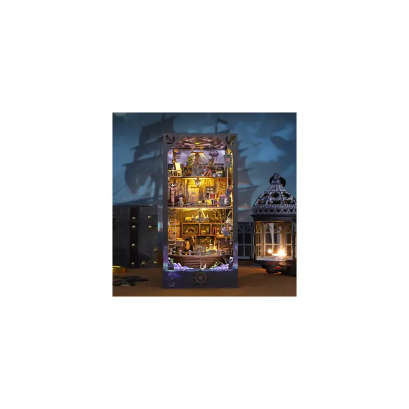 Puzzle 3d 3D Puzzle Bookend Book Nook Piracy in Somalia Flitsaanbieding