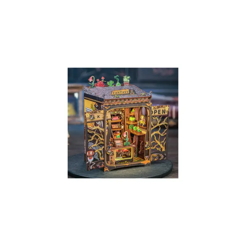 Puzzle 3d 3D Puzzle Bookends Book Nook Fantasy Plant Shop Tijdelijk Beschikbaar