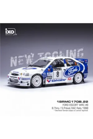 Premium Ford escort wrc 8 bruno thiry/stephane prevot rally rac 1998 (maximum preorder reached)