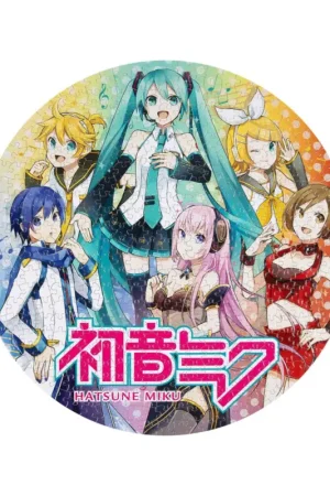Premium Puzzel Hatsune Miku round puzzle 500 pieces