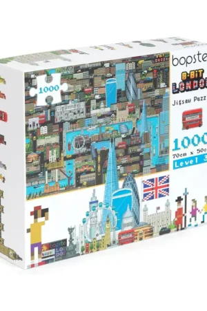 Exclusieve Aanbieding Puzzel 8-Bit Pixel Puzzle London Level 3 1000 Pieces