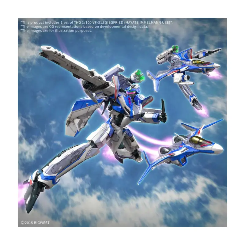 HG Vf-31j Siegfried Hayate Immelmann Use 1/100 Betrouwbaar