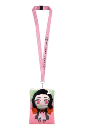 Gereduceerde Prijs DEMON SLAYER - Nezuko Deluxe - Lanyard with Card Holder Pouch