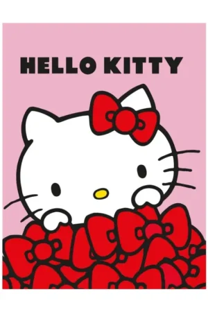 HELLO KITTY - Flannel Blanket 130x160cm Bestel Nu