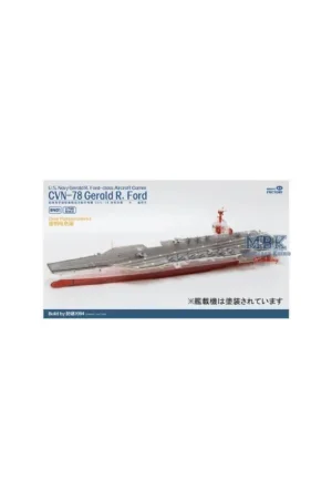 Clear Painted Colorful USS Gerald R. Ford CVN-78 Schaalmodel Beperkt Aanbod