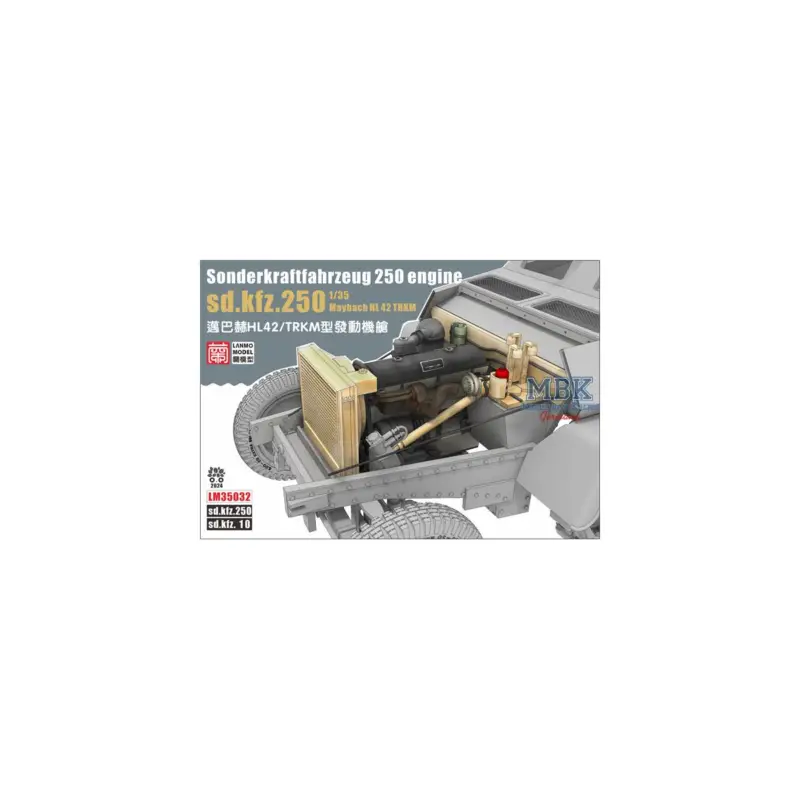 Goedkoop Sd.Kfz. 250 Maybach HL 42 TUKM set