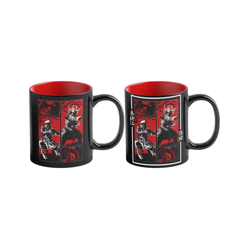 Assassin's Creed Shadows - Naoe & Yasuke Artwork 450 ml thermal effect mug Aanbieding