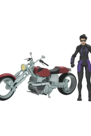 Ninja Turtles (The Last Ronin The Lost Years) - Casey Marie with Last Ronin Motorcycle 18 cm Finale Uitverkoop